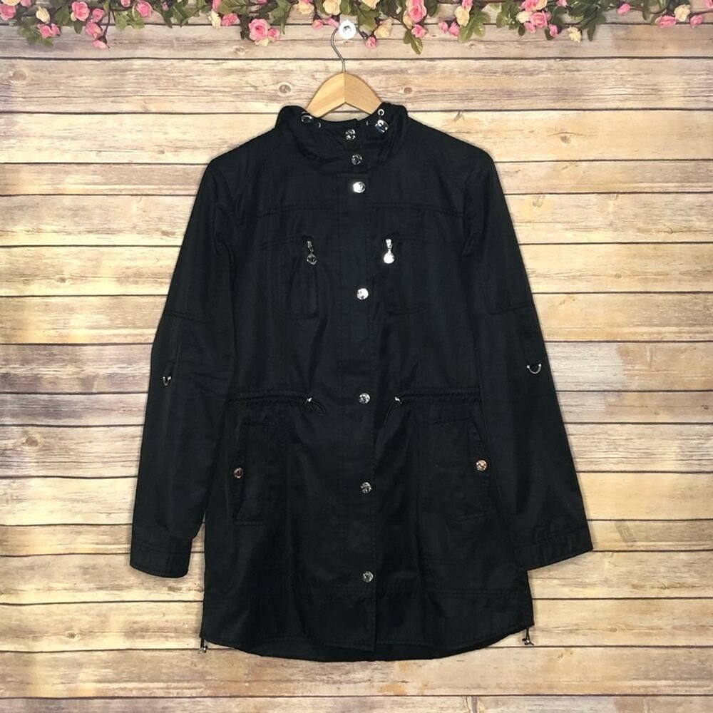Betsey Johnson Black Jacket with Hood